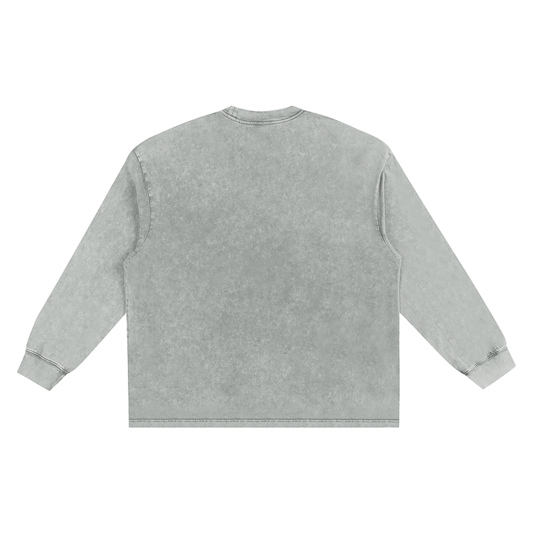 Snow washed frayed Edge T-shirt