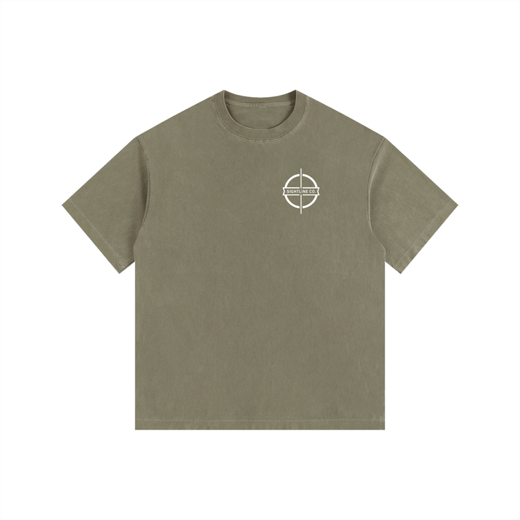 Vintage washed oversized cotton T-shirt