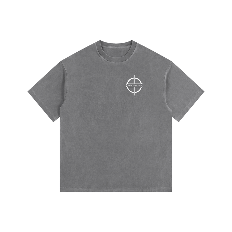 Vintage washed oversized cotton T-shirt