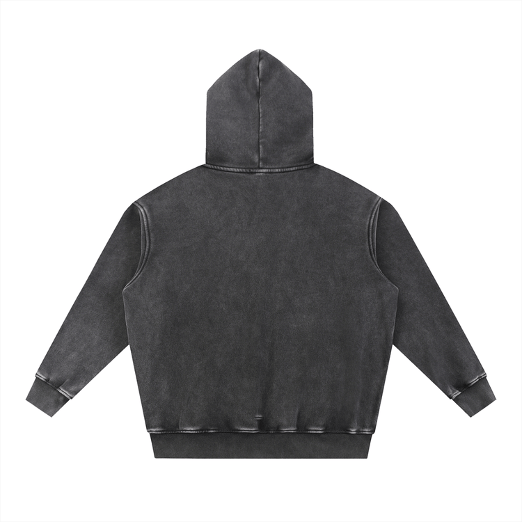 Snow wash fleece Hoodie