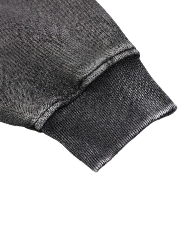 Snow wash fleece Hoodie